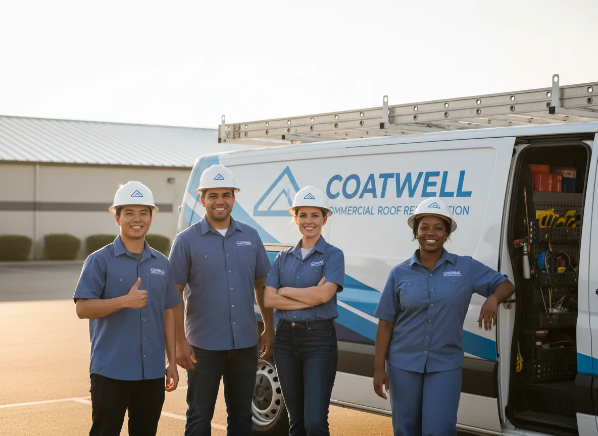 Commercial roof coating company in Mounds, IL
